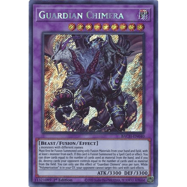 Guardian Chimera - BACH-EN040 - Secret Rare