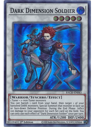 Dark Dimension Soldier - BACH-EN043 - Super Rare