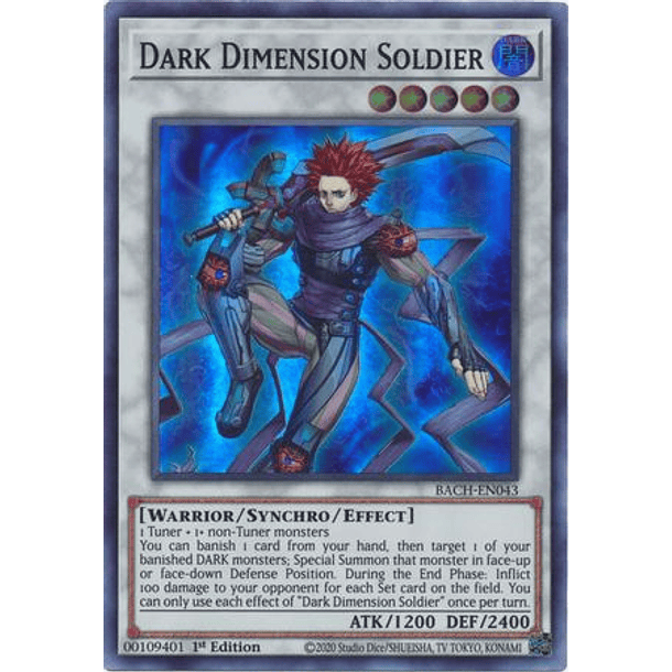 Dark Dimension Soldier - BACH-EN043 - Super Rare