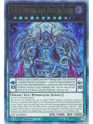 D/D/D Deviser King Deus Machinex - BACH-EN044 - Ultra Rare