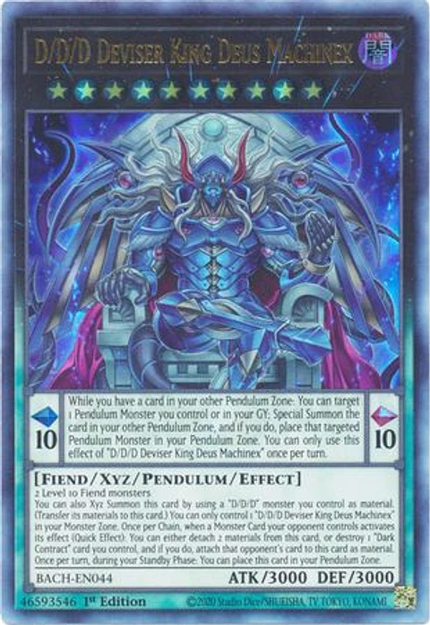 D/D/D Deviser King Deus Machinex - BACH-EN044 - Ultra Rare