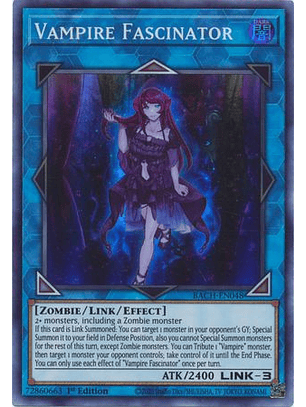 Vampire Fascinator - BACH-EN048 - Super Rare