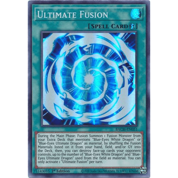 Ultimate Fusion - BACH-EN051 - Super Rare 