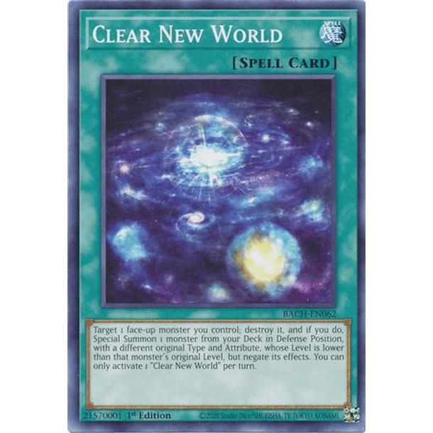 Clear New World - BACH-EN062 - Common