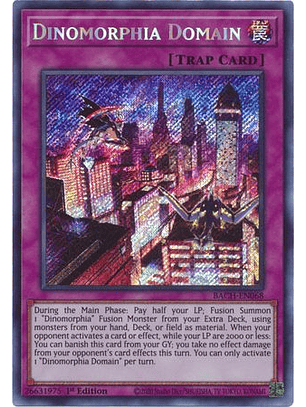 Dinomorphia Domain - BACH-EN068 - Secret Rare