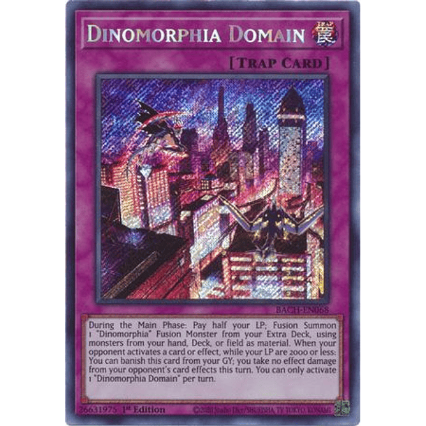 Dinomorphia Domain - BACH-EN068 - Secret Rare