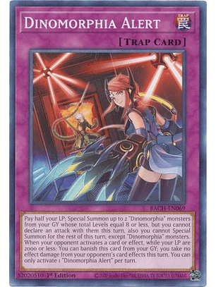 Dinomorphia Alert - BACH-EN069 - Common