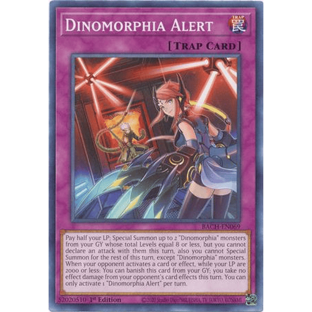 Dinomorphia Alert - BACH-EN069 - Common