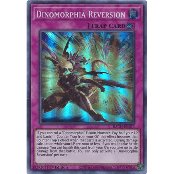 Dinomorphia Reversion - BACH-EN073 - Super Rare