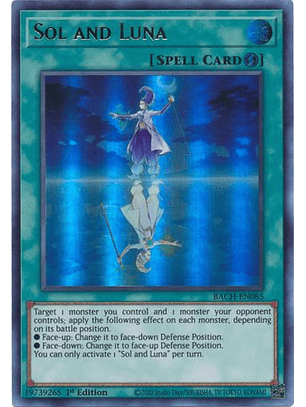 Sol and Luna - BACH-EN085 - Ultra Rare 