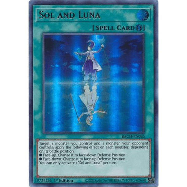 Sol and Luna - BACH-EN085 - Ultra Rare 