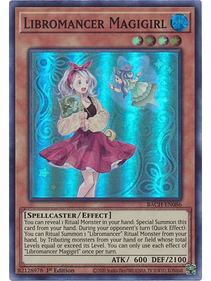 Libromancer Magigirl - BACH-EN086 - Super Rare