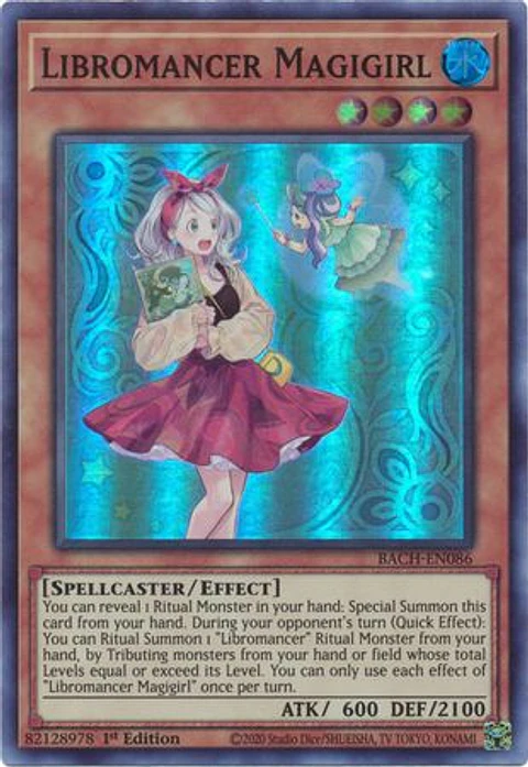 Libromancer Magigirl - BACH-EN086 - Super Rare