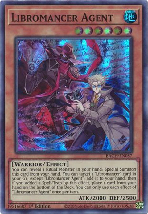 Libromancer Agent - BACH-EN087 - Super Rare
