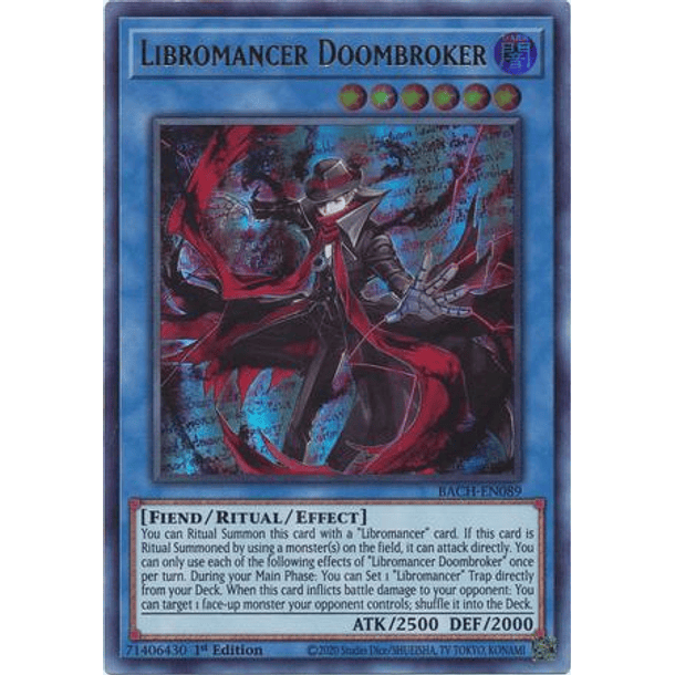 Libromancer Doombroker - BACH-EN089 - Ultra Rare
