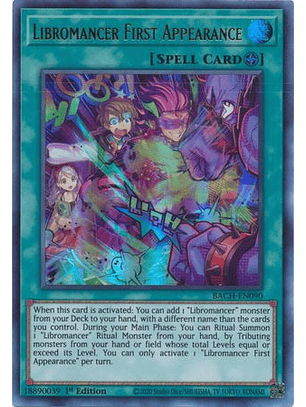 Libromancer First Appearance - BACH-EN090 - Ultra Rare