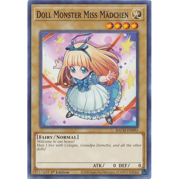 Doll Monster Miss Mädchen - BACH-EN093 - Common