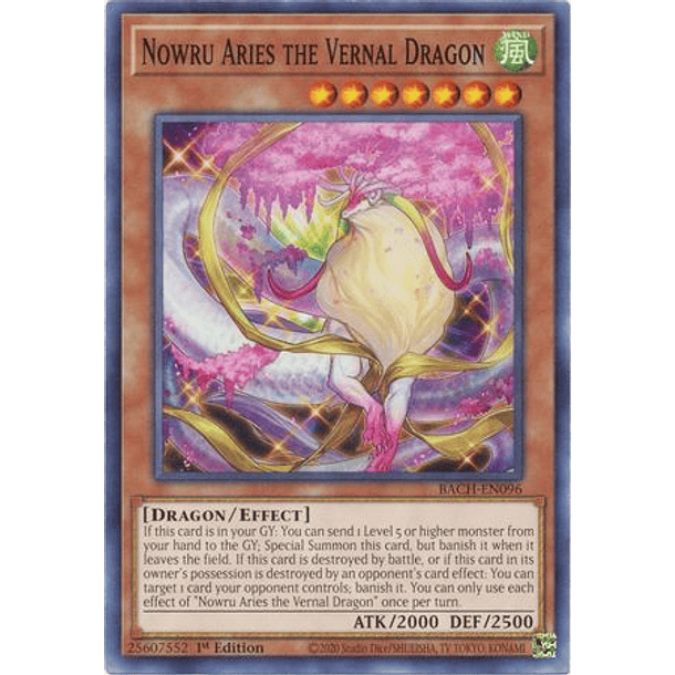 Nowru Aries the Vernal Dragon - BACH-EN096 - Common