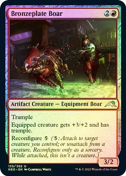 Bronzeplate Boar - NEO - U ★ (FOIL)