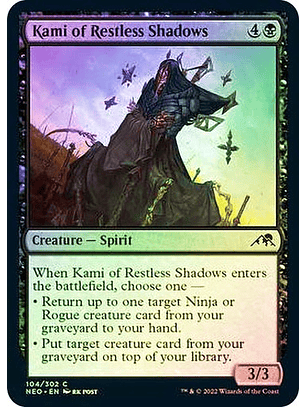 Kami of Restless Shadows - NEO - C ★ 