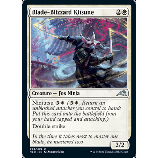 Blade-Blizzard Kitsune - NEO - U