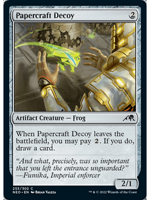 Papercraft Decoy - NEO - C