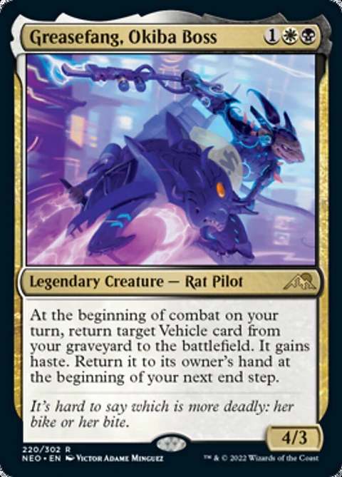 Greasefang, Okiba Boss - NEO - R