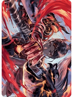 Risona, Asari Commander Art Card - NEO - A