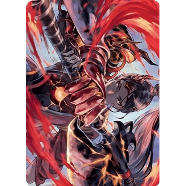 Risona, Asari Commander Art Card - NEO - A