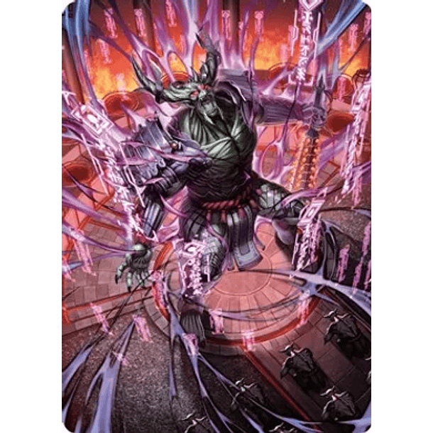 Hidetsugu, Devouring Chaos Art Card - NEO - A
