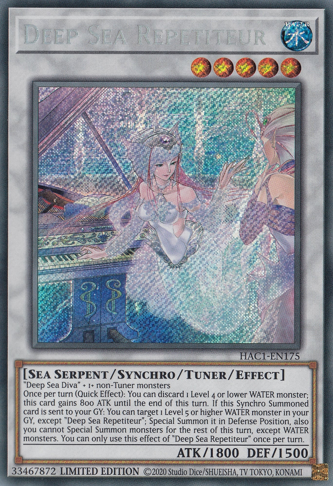 Deep Sea Repetiteur - HAC1-EN175 - Secret Rare 1