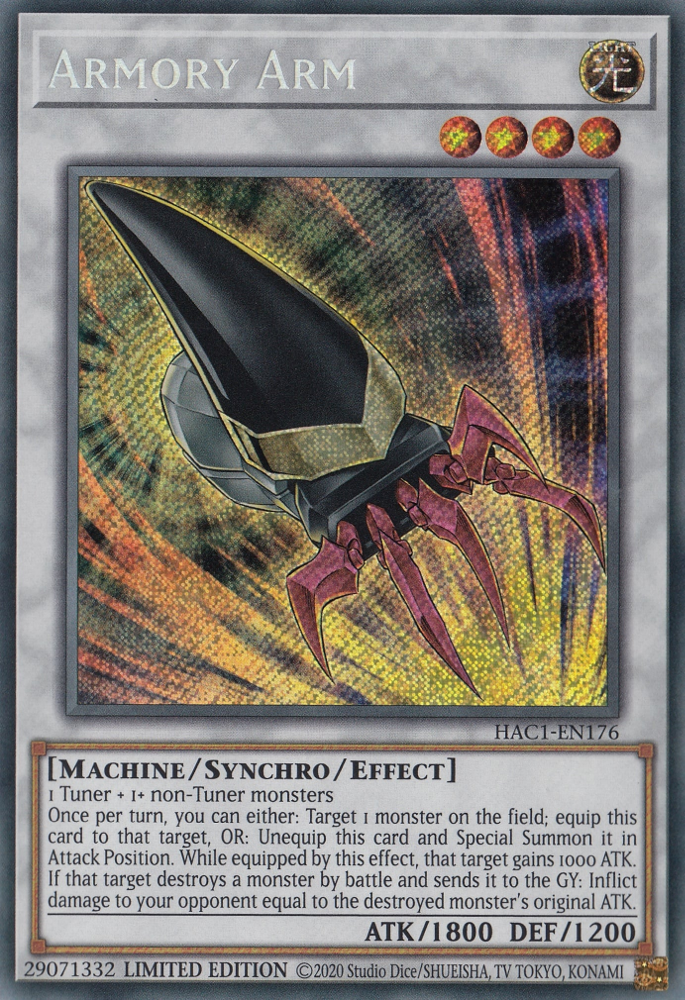 Armory Arm - HAC1-EN176 - Secret Rare 1