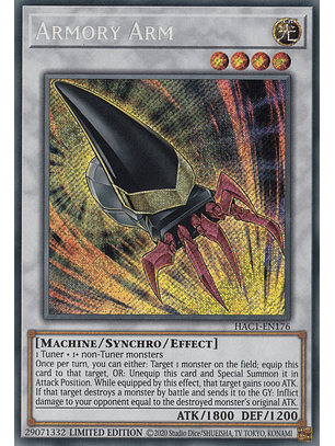 Armory Arm - HAC1-EN176 - Secret Rare
