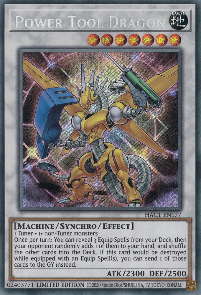 Power Tool Dragon - HAC1-EN177 - Secret Rare 1