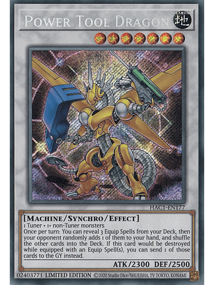 Power Tool Dragon - HAC1-EN177 - Secret Rare