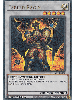 Fabled Ragin - HAC1-EN146 - Duel Terminal Ultra Parallel Rare
