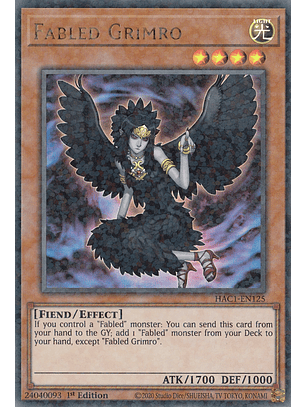 Fabled Grimro - HAC1-EN125 - Duel Terminal Ultra Parallel Rare