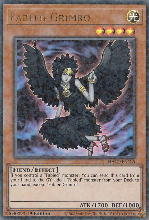 Fabled Grimro - HAC1-EN125 - Duel Terminal Ultra Parallel Rare