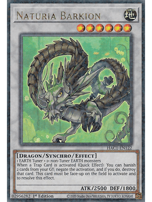 Naturia Barkion - HAC1-EN122 - Duel Terminal Ultra Parallel Rare