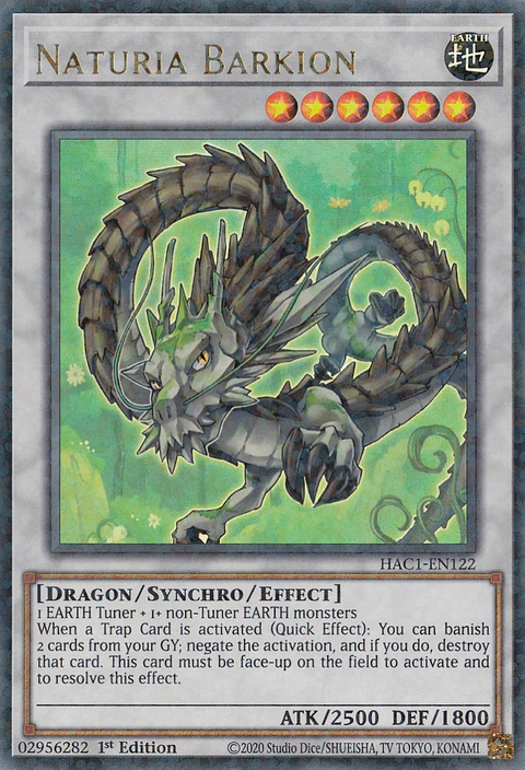 Naturia Barkion - HAC1-EN122 - Duel Terminal Ultra Parallel Rare