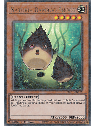 Naturia Bamboo Shoot - HAC1-EN111 - Duel Terminal Ultra Parallel Rare