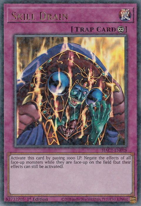 Skill Drain - HAC1-EN028 - Duel Terminal Ultra Parallel Rare