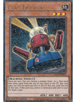 Card Trooper - HAC1-EN016 - Duel Terminal Ultra Parallel Rare