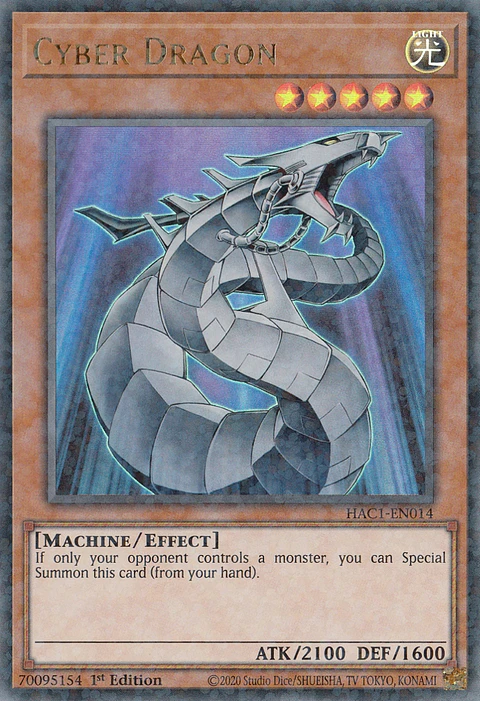 Cyber Dragon - HAC1-EN014 - Duel Terminal Ultra Parallel Rare