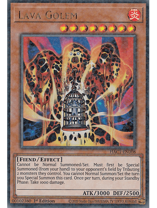 Lava Golem - HAC1-EN008 - Duel Terminal Ultra Parallel Rare