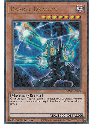 Barrel Dragon - HAC1-EN006 - Duel Terminal Ultra Parallel Rare