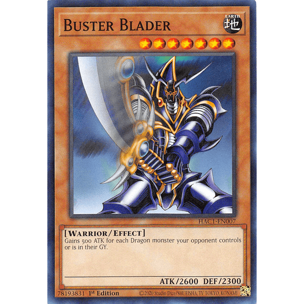 Buster Blader - HAC1-EN007 - Common