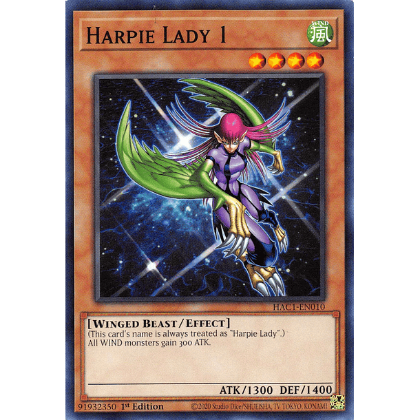 Harpie Lady 1 - HAC1-EN010 - Common