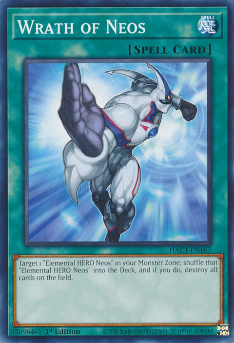 Wrath of Neos - HAC1-EN167 - Common 