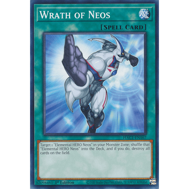 Wrath of Neos - HAC1-EN167 - Common 